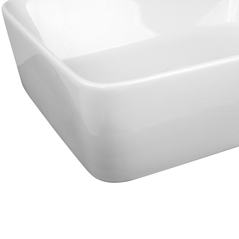 Cefito Bathroom Basin Ceramic Vanity Sink Hand Wash Bowl 48x37cm White-2