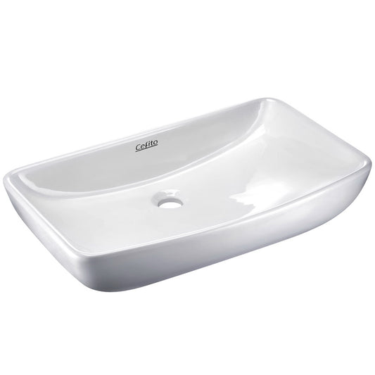 Cefito Bathroom Basin Ceramic Vanity Sink Hand Wash Bowl 60x38cm-0