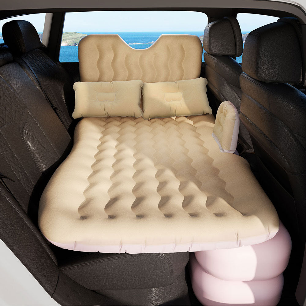 Weisshorn Car Mattress 176x80 Inflatable SUV Back Seat Camping Bed Beige-6