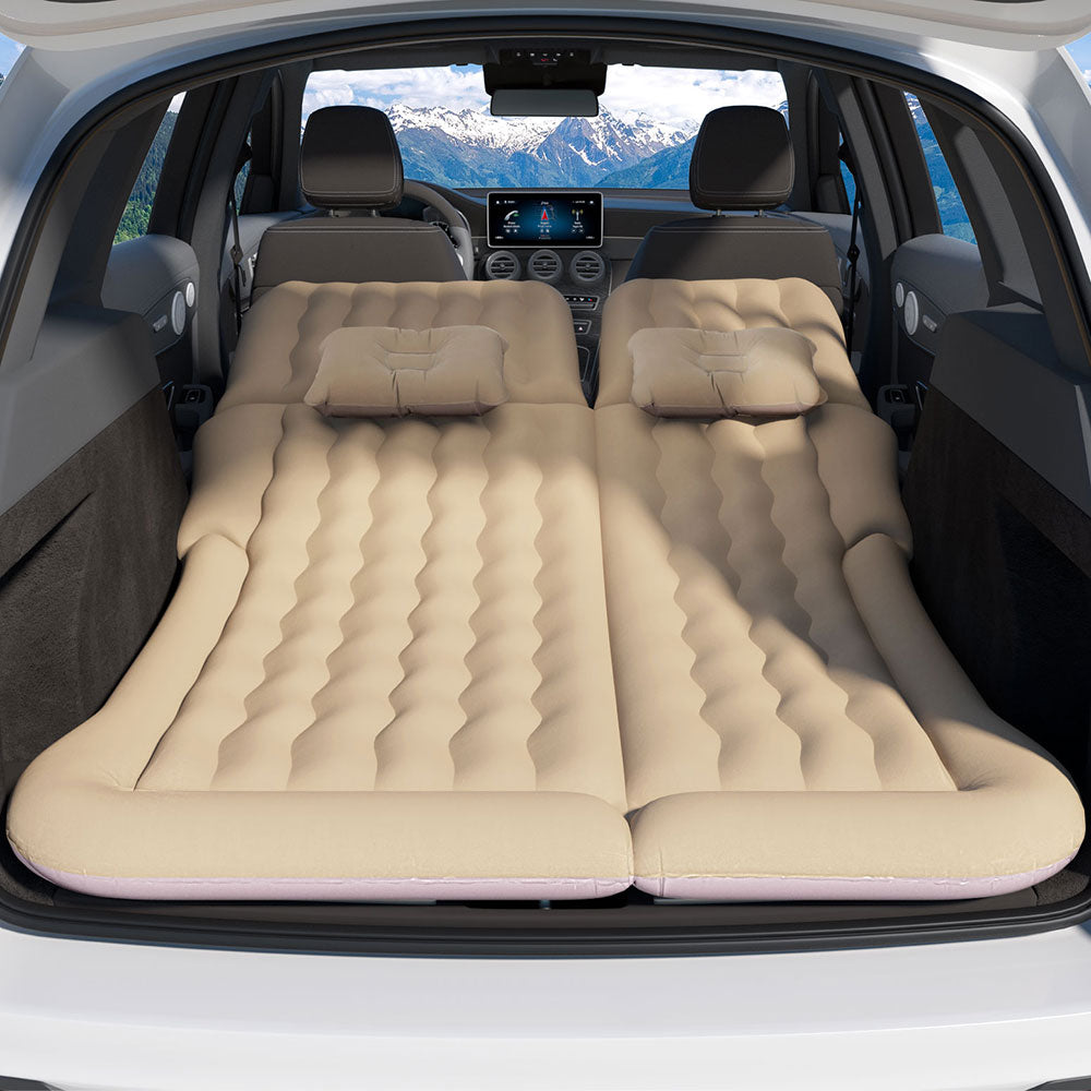 Weisshorn Car Mattress 175x130 Inflatable SUV Back Seat Camping Bed Beige-6