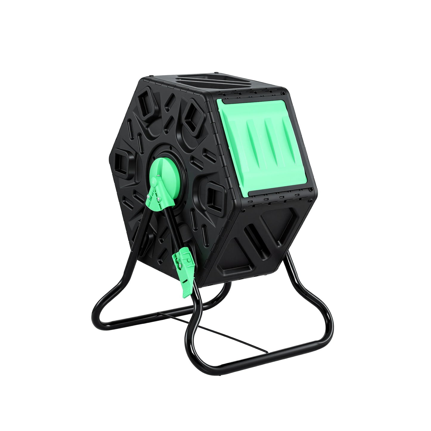 Gardeon Compost Bin 65L Composter Tumbler Rotating Outdoor With Sliding Door