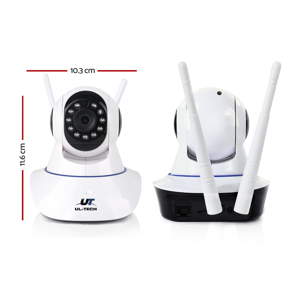 UL-tech 1080P Wireless IP Camera Security WIFI Cam White-1