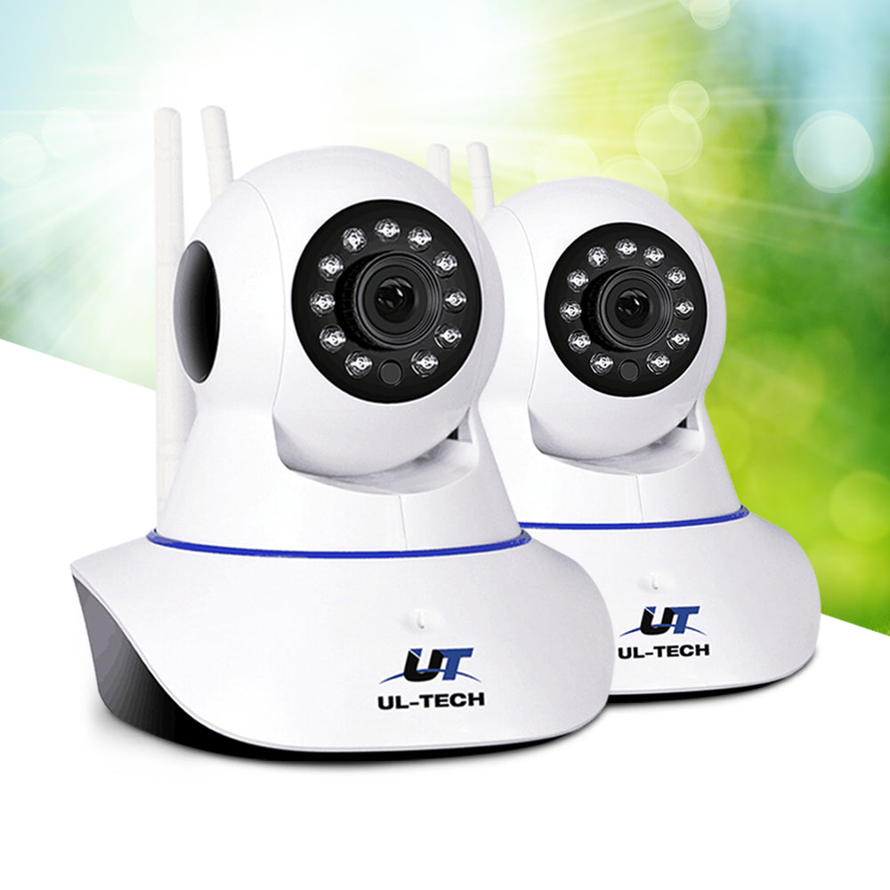 UL-tech 1080P Wireless IP Cameras Security WIFI Cam White-7