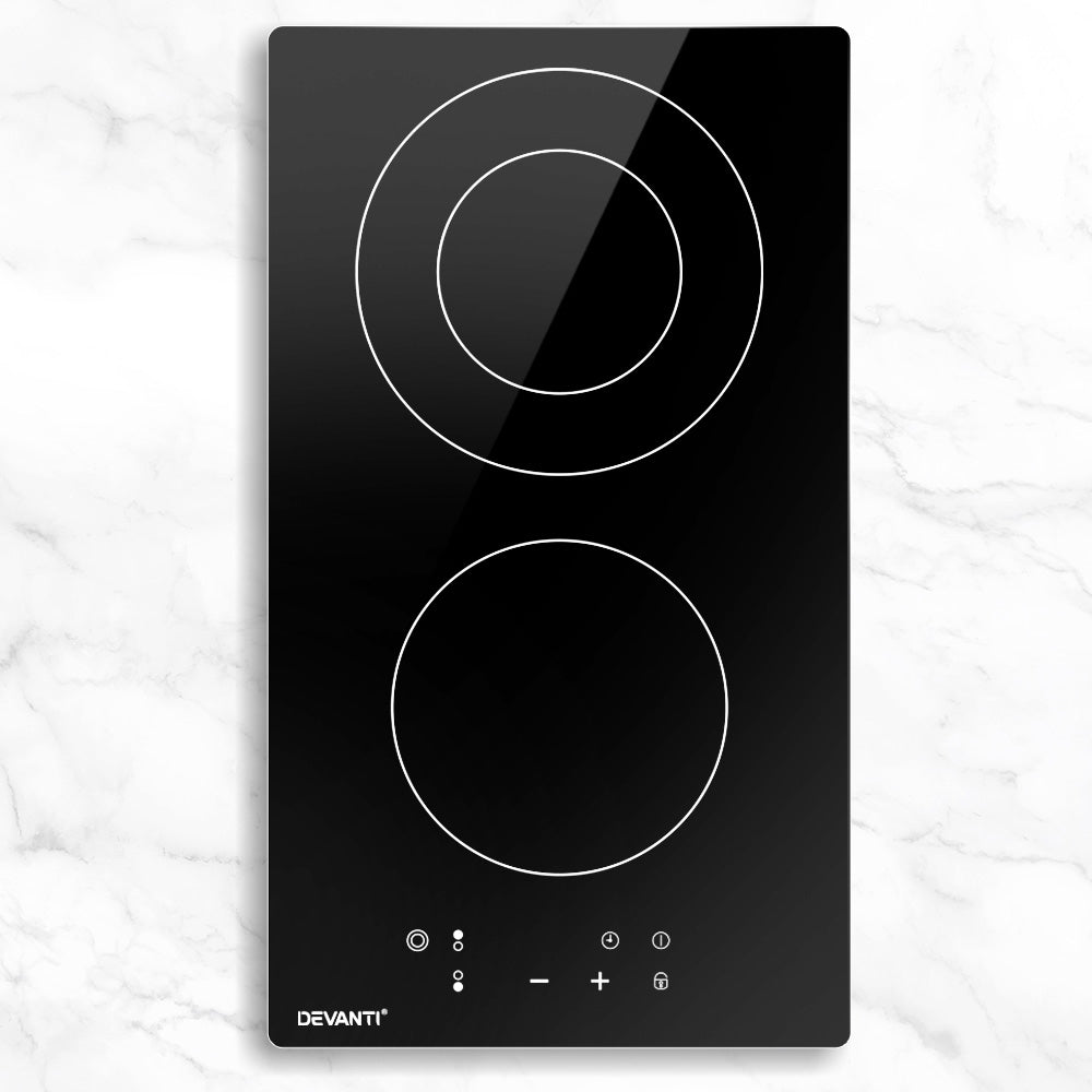 Devanti Electric Ceramic Cooktop 30cm-6