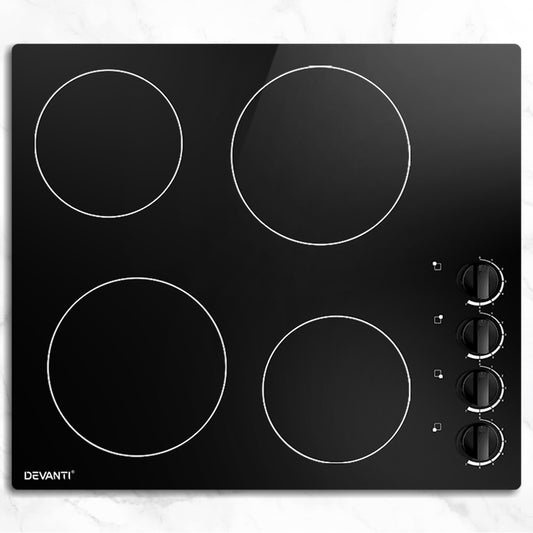 Devanti Electric Ceramic Cooktop 60cm-0