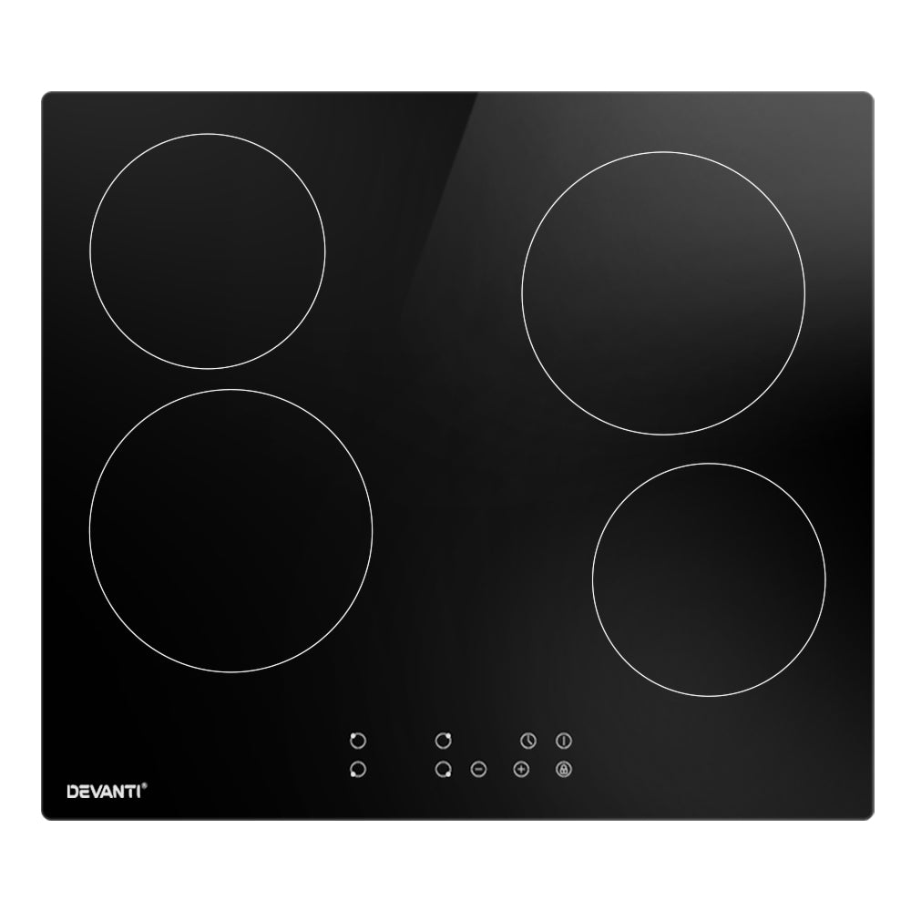 Devanti Electric Ceramic Cooktop 60cm Touch Control-6