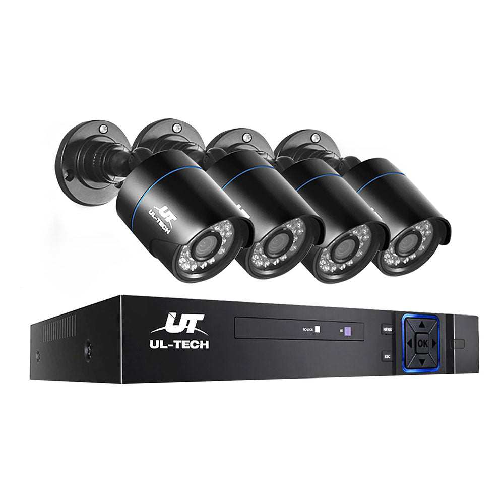 UL-tech CCTV Security System 4CH DVR 4 Cameras 1080p-0