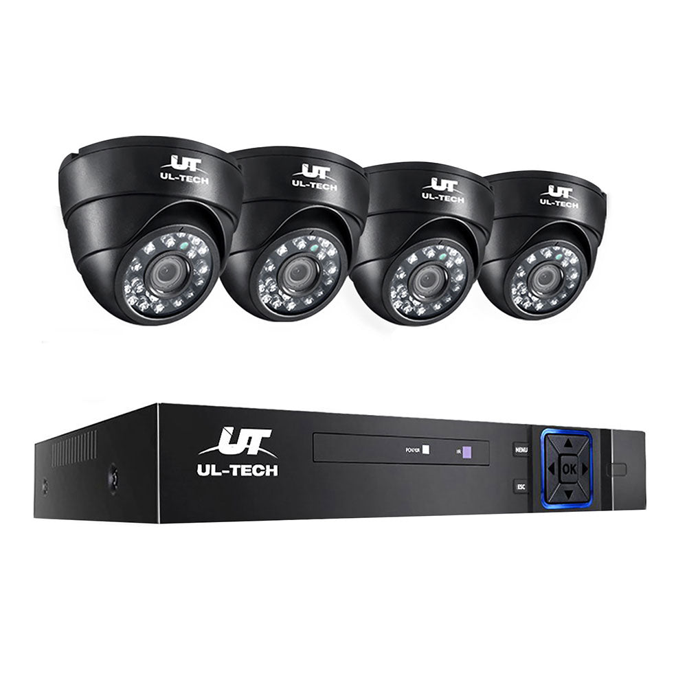 UL-tech CCTV Security System 4CH DVR 4 Cameras 1080p-0