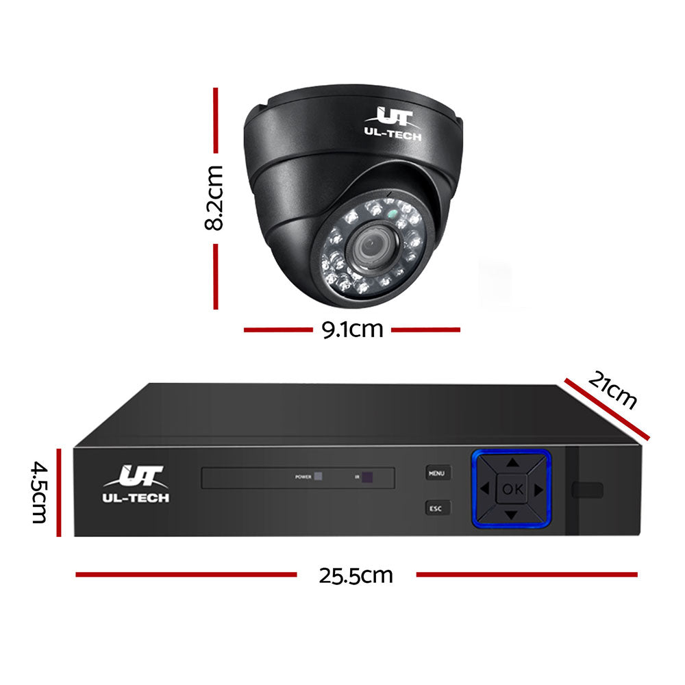 UL-tech CCTV Security System 4CH DVR 4 Cameras 1080p-2