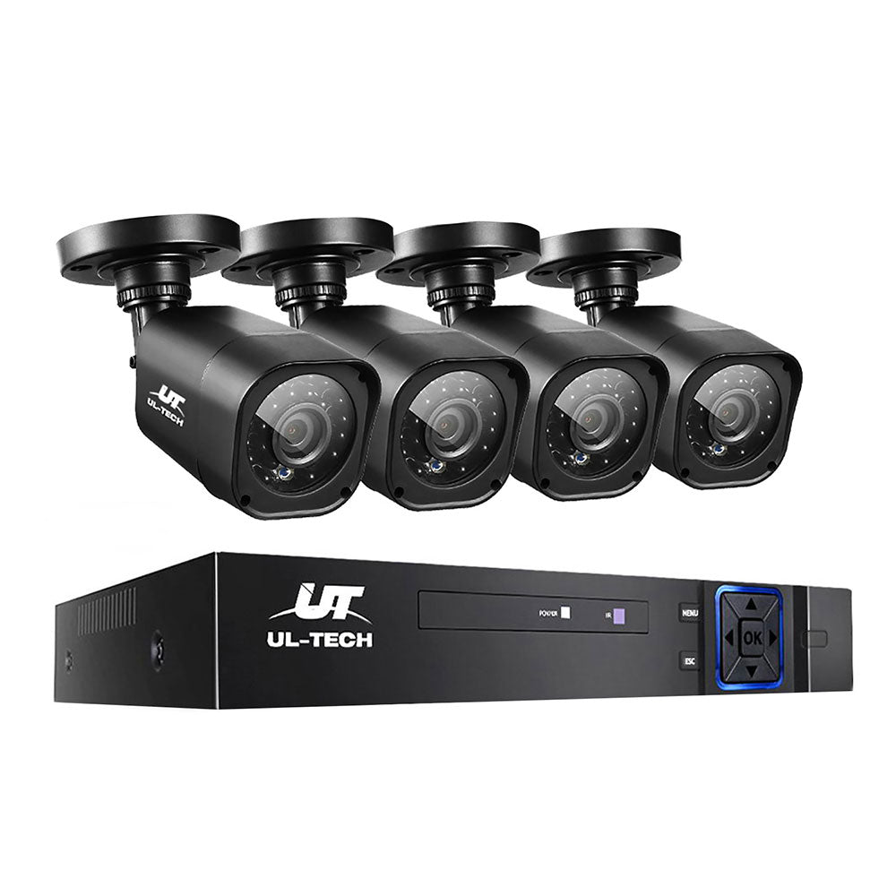 UL-tech CCTV Security System 4CH DVR 4 Cameras 1080p-0