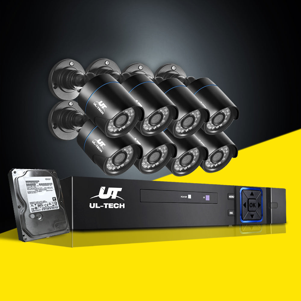 UL-tech CCTV Security System 8CH DVR 8 Cameras 2TB Hard Drive-7