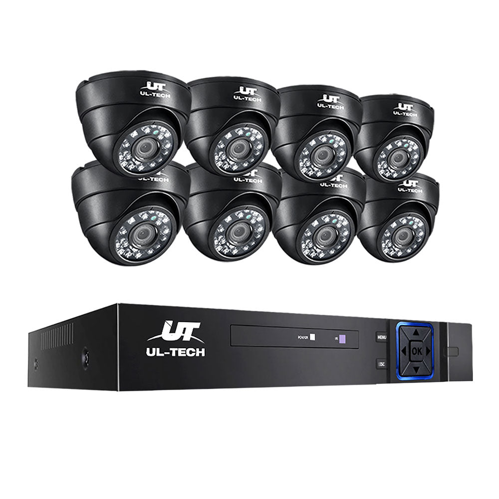 UL-tech CCTV Security System 8CH DVR 8 Cameras 1080p-0