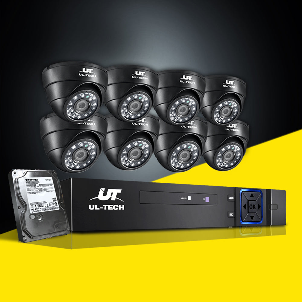 UL-tech CCTV Security System 8CH DVR 8 Cameras 1TB Hard Drive-6