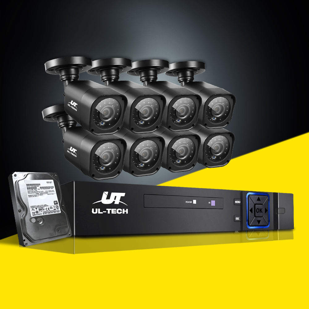 UL-tech CCTV Security System 8CH DVR 8 Cameras 2TB Hard Drive-7