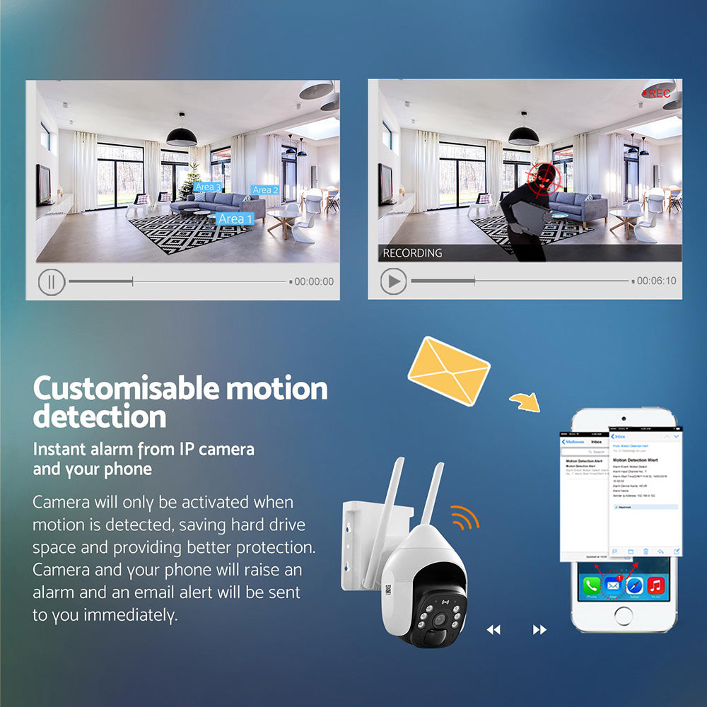 UL-tech 3MP Security Camera Solar Panel-4