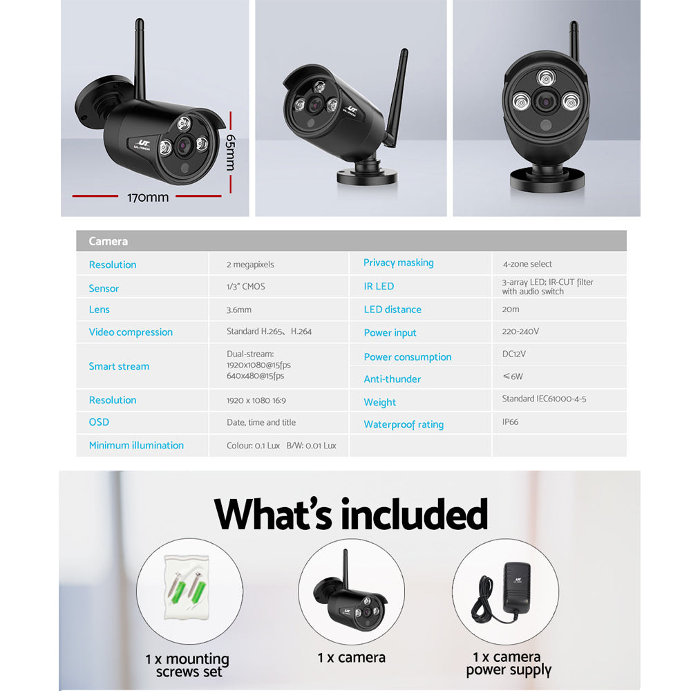 UL-tech Wireless CCTV 3MP Camera Bullet-5