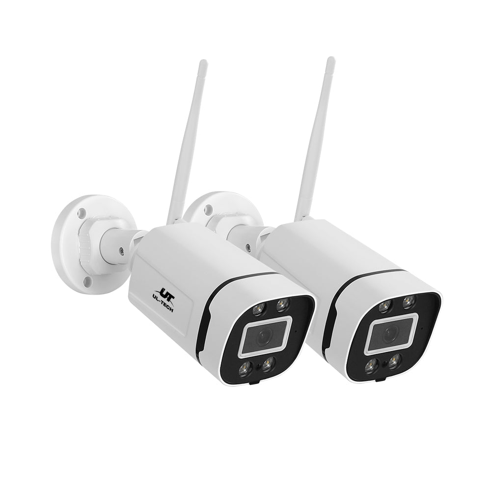 UL-tech Wireless CCTV 3MP 2 Cameras Square-0