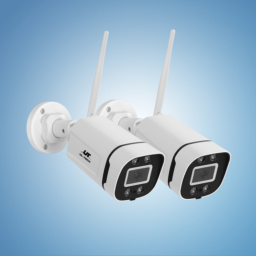 UL-tech Wireless CCTV 3MP 2 Cameras Square-6