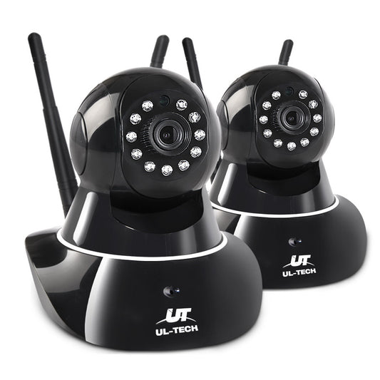 UL-tech 1080P Wireless IP Cameras Security WIFI Cam Black-0