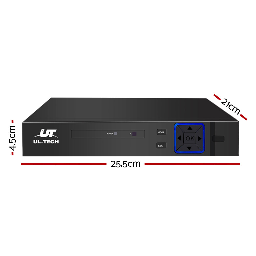 UL-tech 4CH DVR 1080P 5in1 CCTV Video Recorder 4TB Hard Drive-1