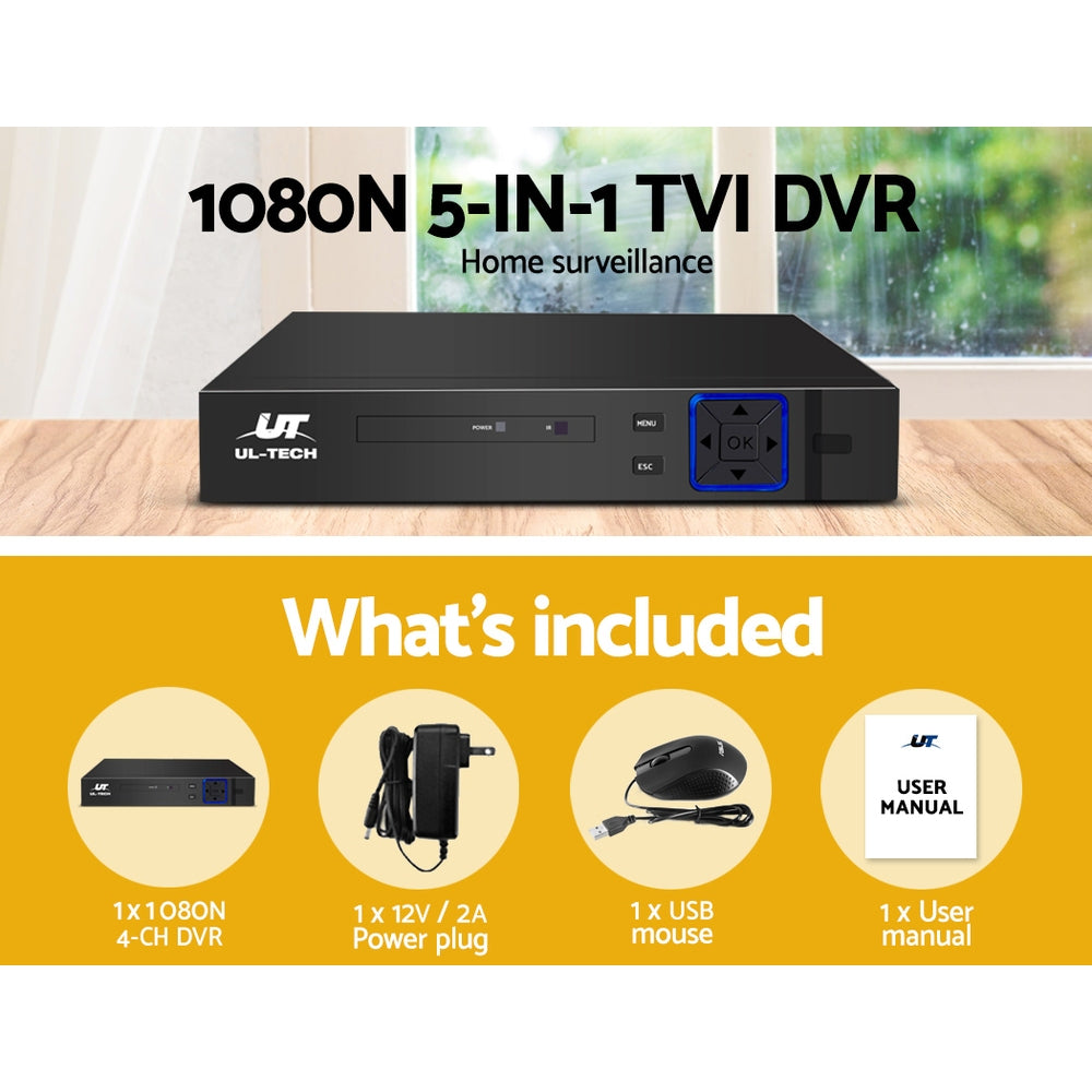 UL-tech 8CH DVR 1080P 5in1 CCTV Video Recorder-3