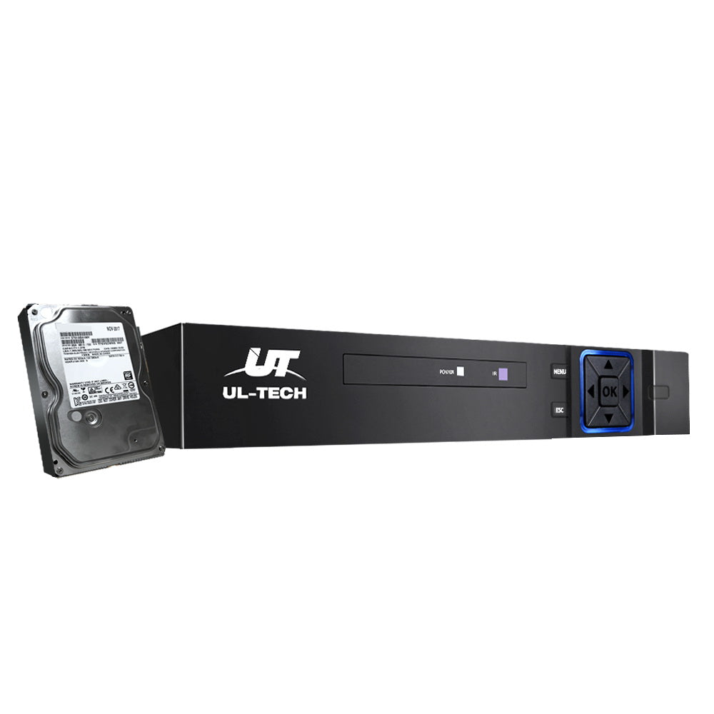 UL-tech 8CH DVR 1080P 5in1 CCTV Video Recorder 4TB Hard Drive-0