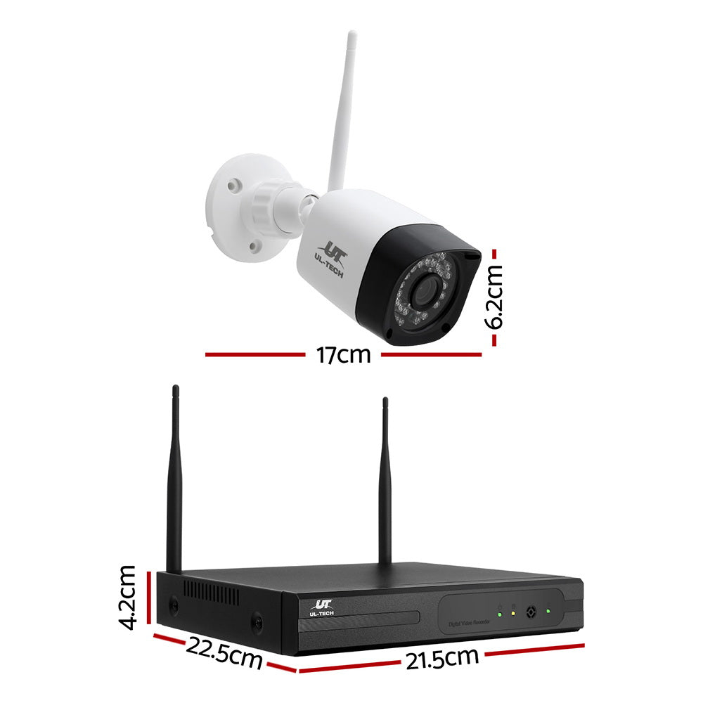 UL-tech 3MP Wireless CCTV 8CH 4 Square Camera-1