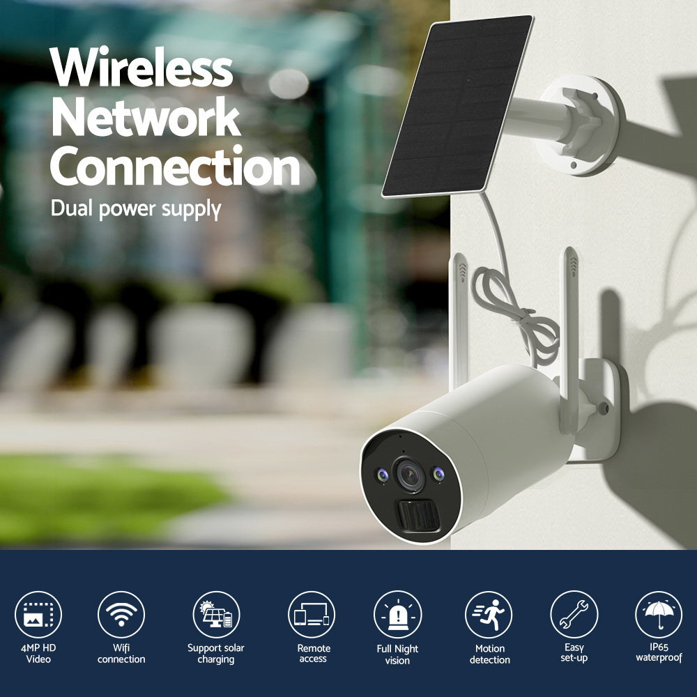 UL-tech Wireless Solar CCTV Security Cameras 4MP 8CH NVR-4