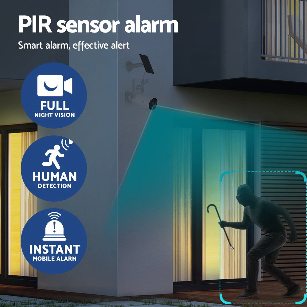 UL-tech Wireless Solar CCTV Security Cameras 4MP 8CH NVR-5