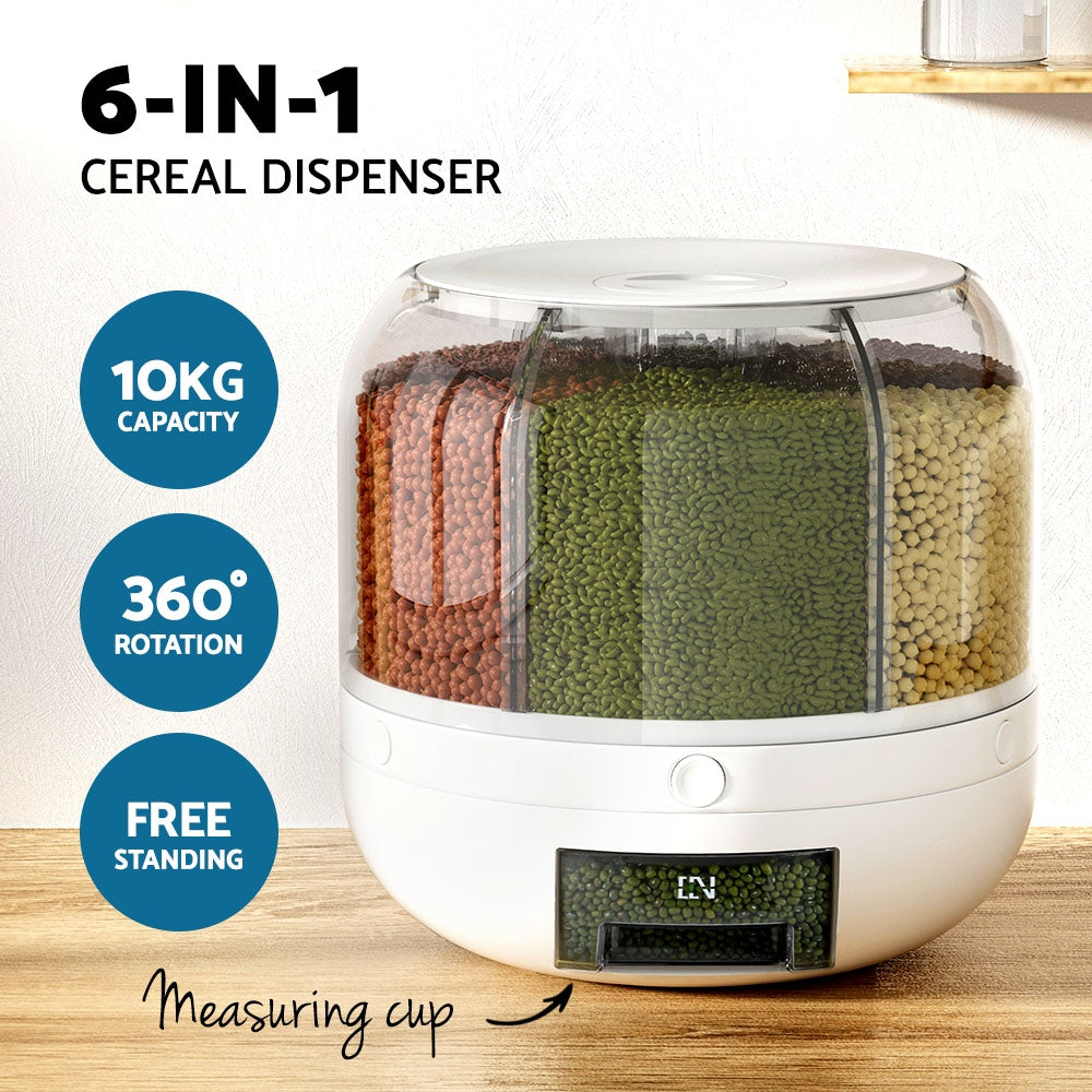 5-Star Chef Cereal Dispenser Grain Container 7KG-4