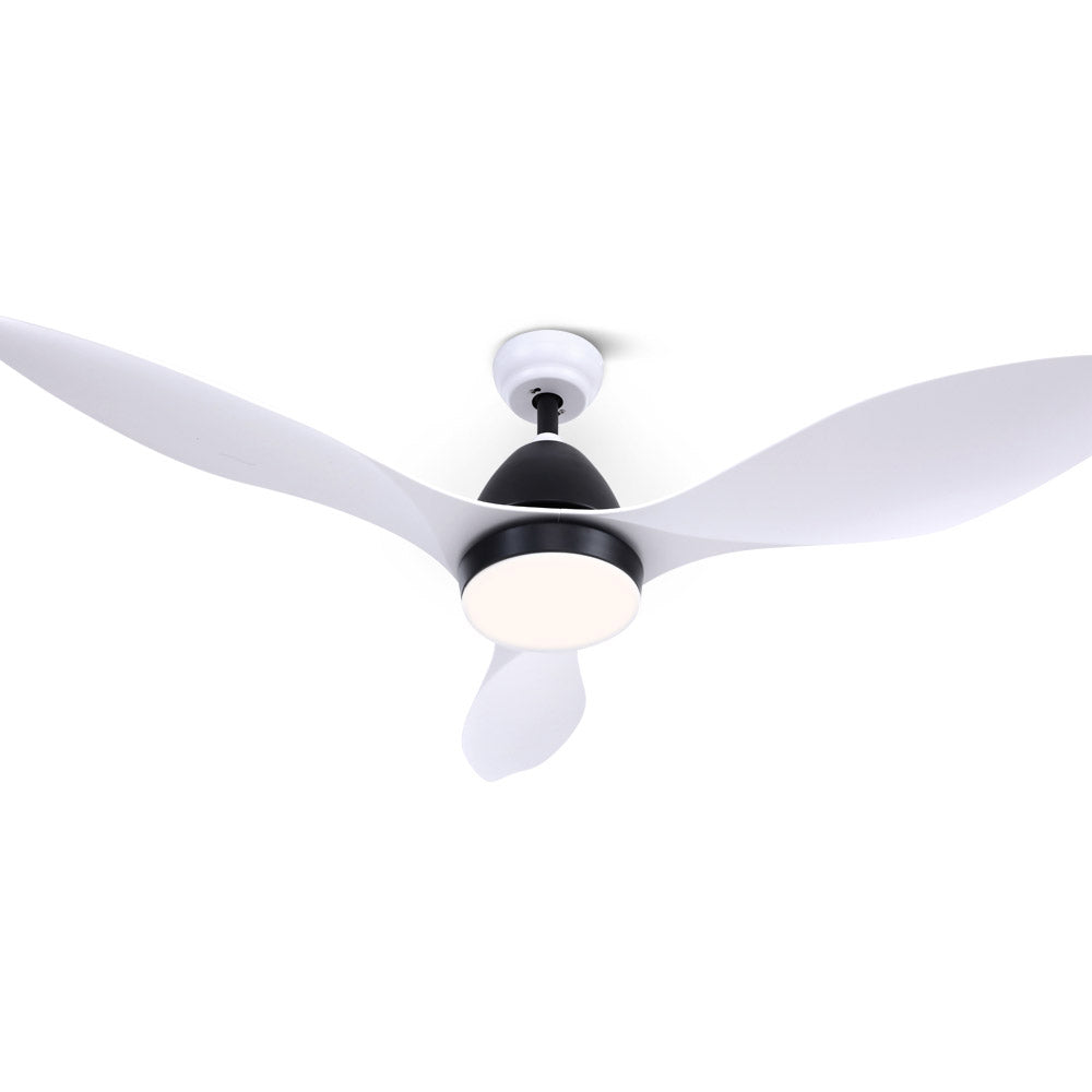 Devanti 48'' Ceiling Fan DC Motor w/Light w/Remote - White-0