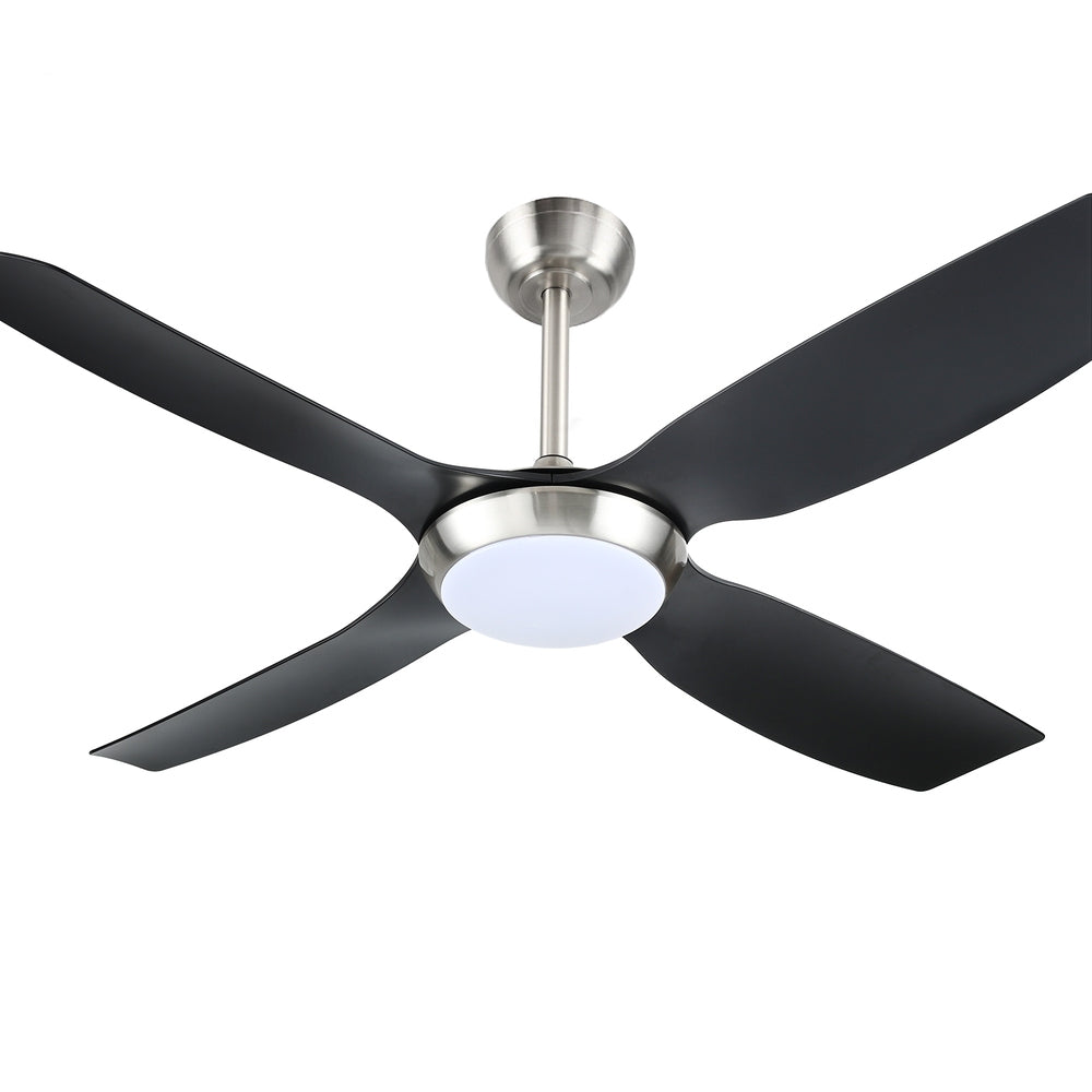 Devanti 52'' Ceiling Fan DC Motor w/Light w/Remote Black-0