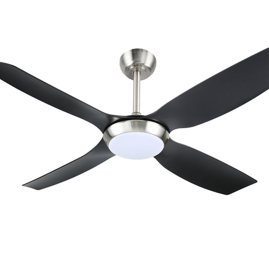 Devanti 52'' Ceiling Fan DC Motor w/Light w/Remote Black-0