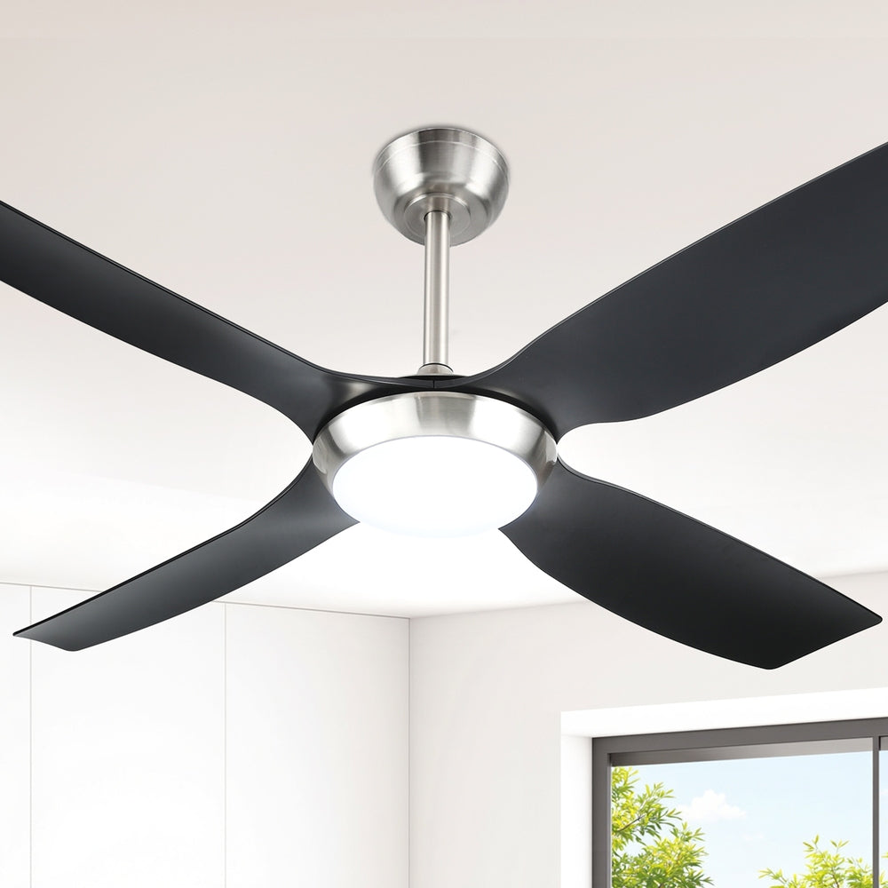 Devanti 52'' Ceiling Fan DC Motor w/Light w/Remote Black-6