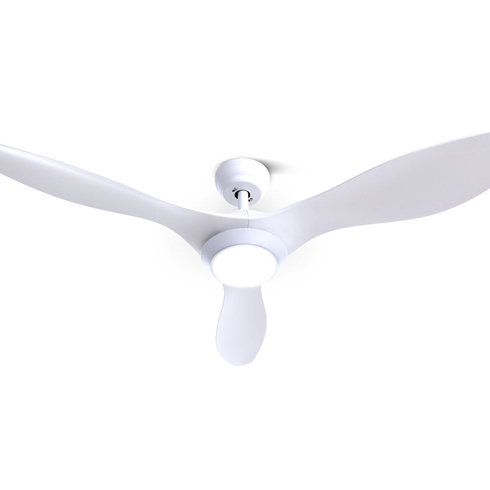 Devanti 52'' Ceiling Fan DC Motor w/Light w/Remote - White-0