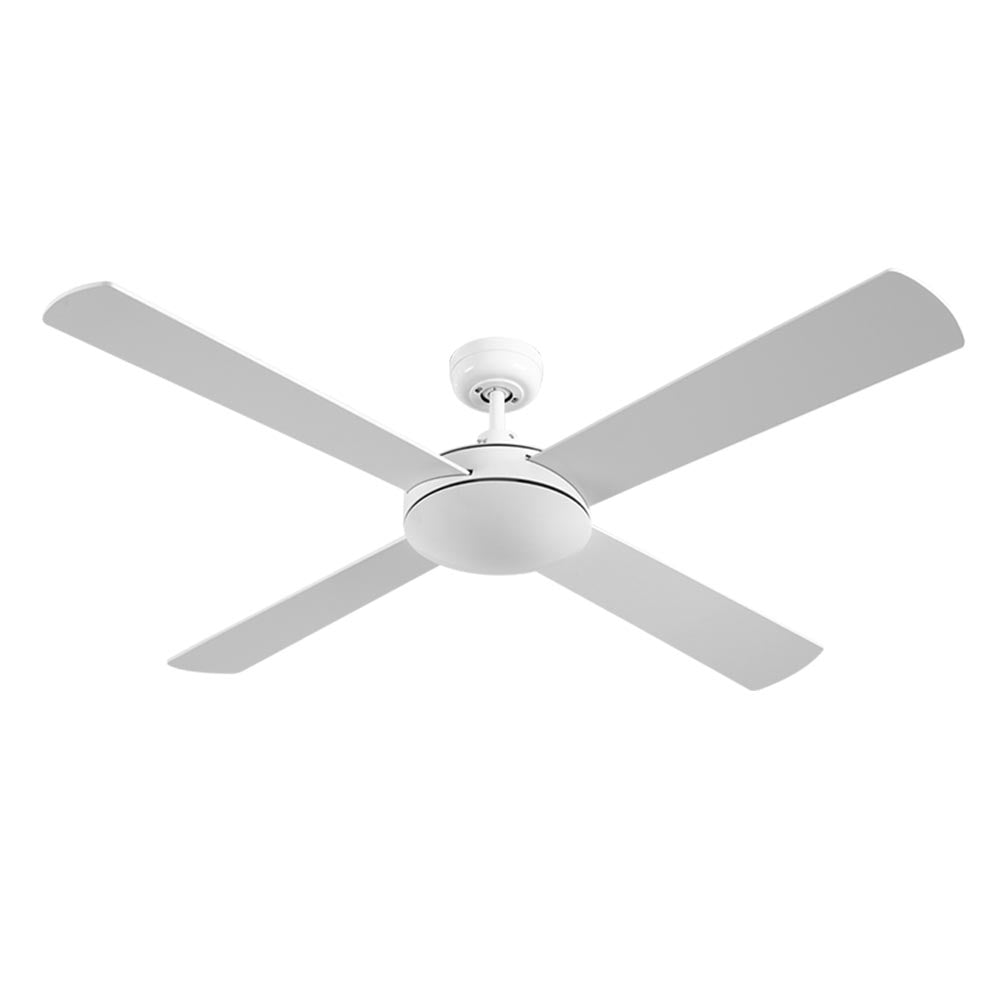 Devanti 52'' Ceiling Fan AC Motor 4 Blades w/Remote - White-6