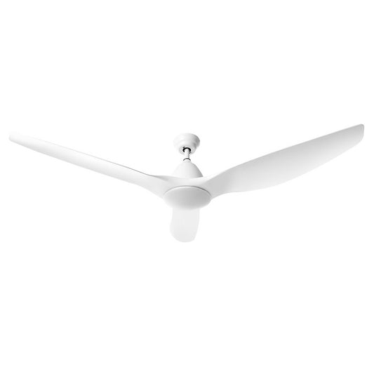 Devanti 64'' Ceiling Fan DC Motor w/Light w/Remote - White-0