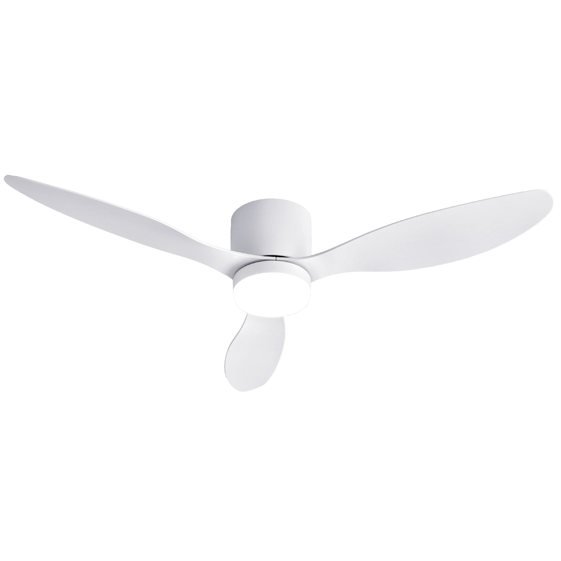 Devanti 52'' Ceiling Fan 3 Blades DC Motor w/Light w/Remote White-2
