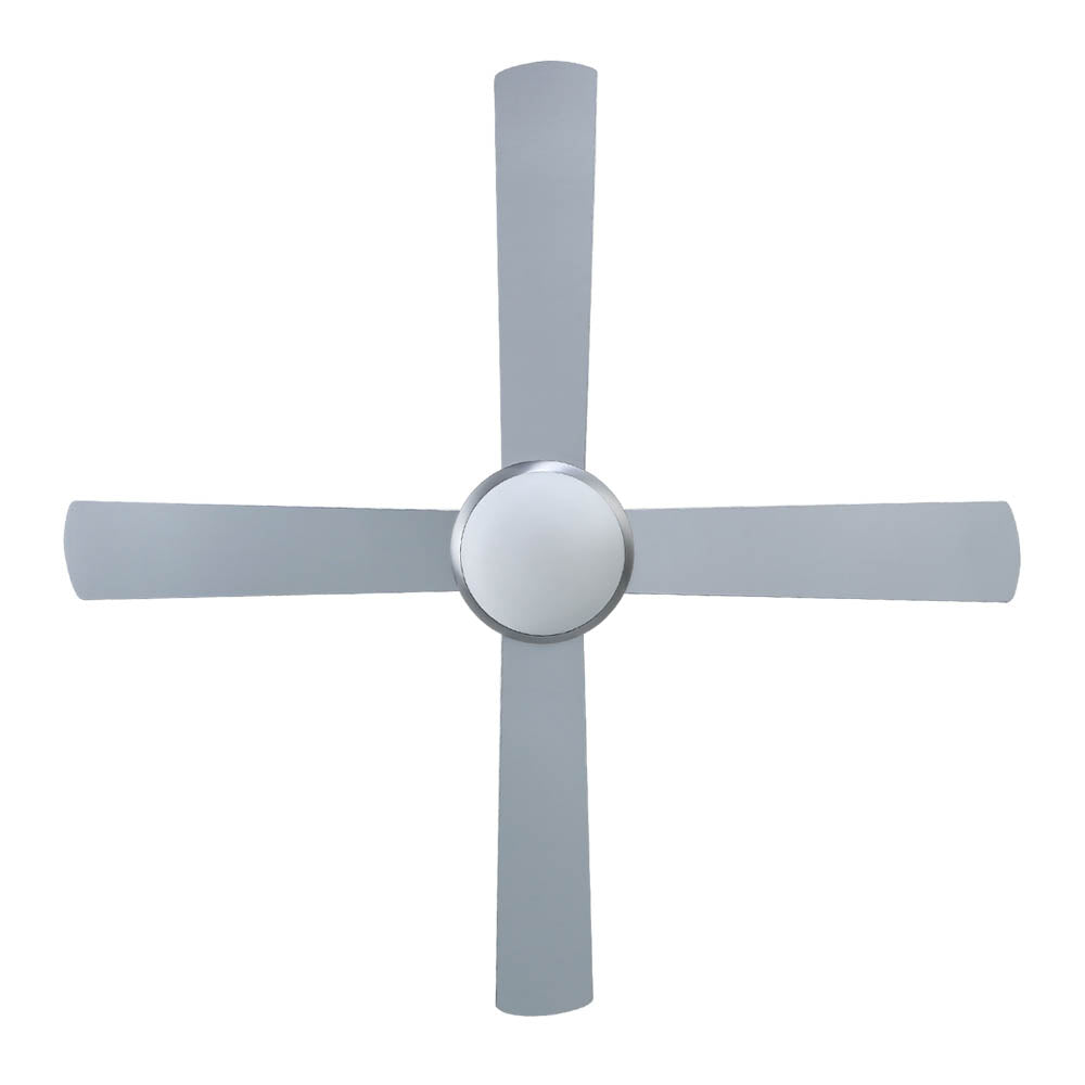 Devanti 52'' Ceiling Fan AC Motor w/Light w/Remote - Silver-2