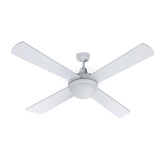 Devanti 52'' Ceiling Fan AC Motor w/Light w/Remote - White-0