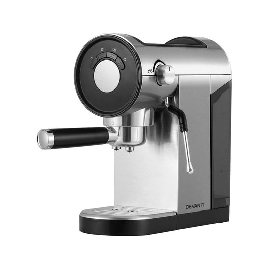 Devanti 20 Bar Coffee Machine Espresso Cafe Maker-0