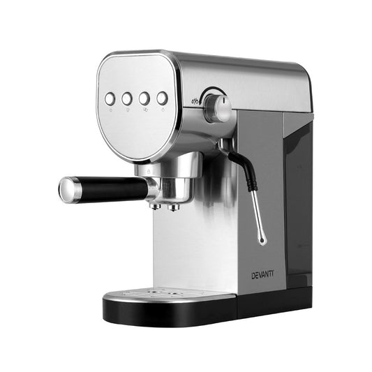 Devanti 20 Bar Coffee Machine Espresso Cafe Maker-0