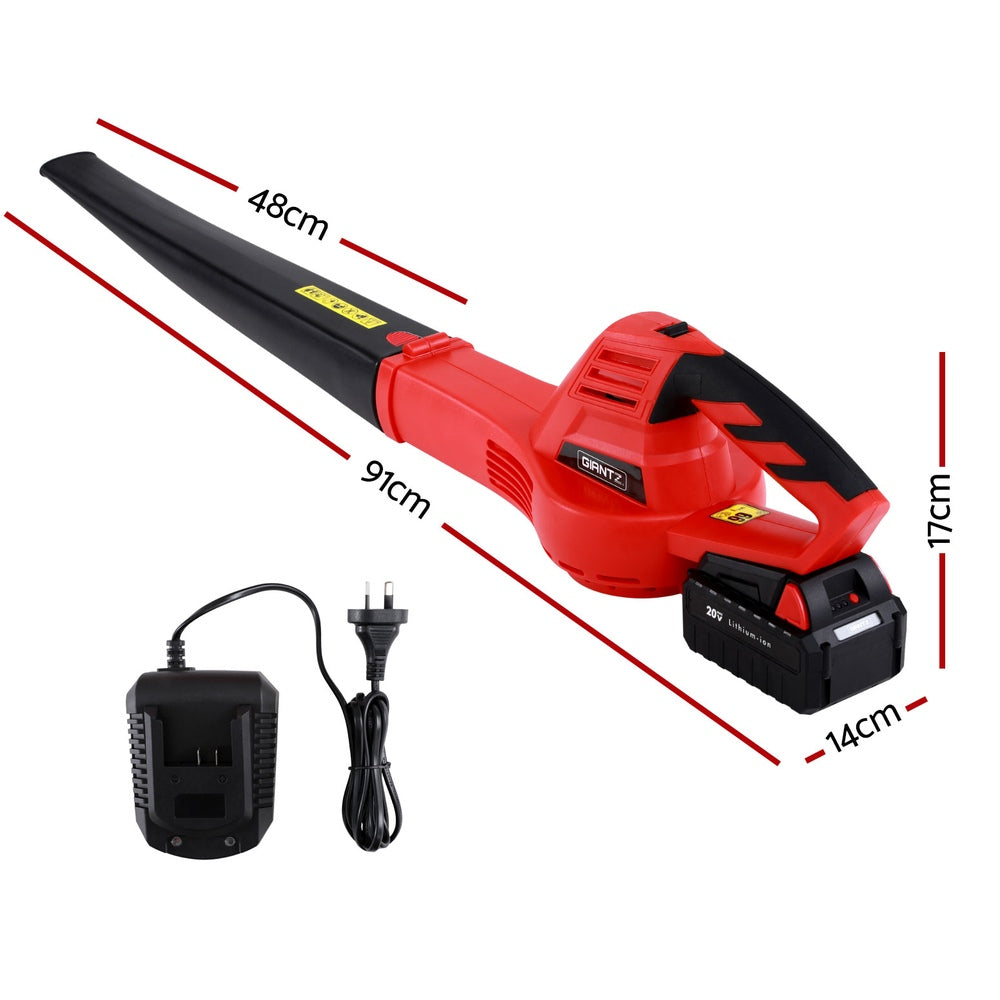 Giantz 20V Cordless Electric Leaf Blower Powerful Garden Lawn Cleaner-1