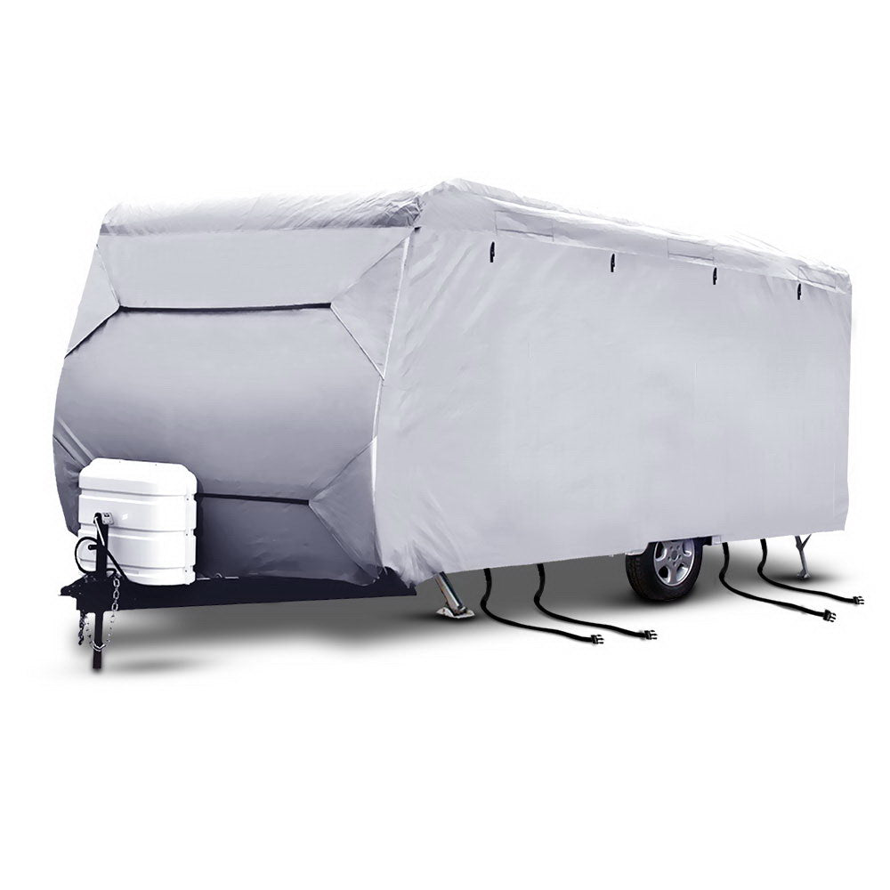 Weisshorn 20-22ft Caravan Cover Campervan 4 Layer UV Water Resistant-0