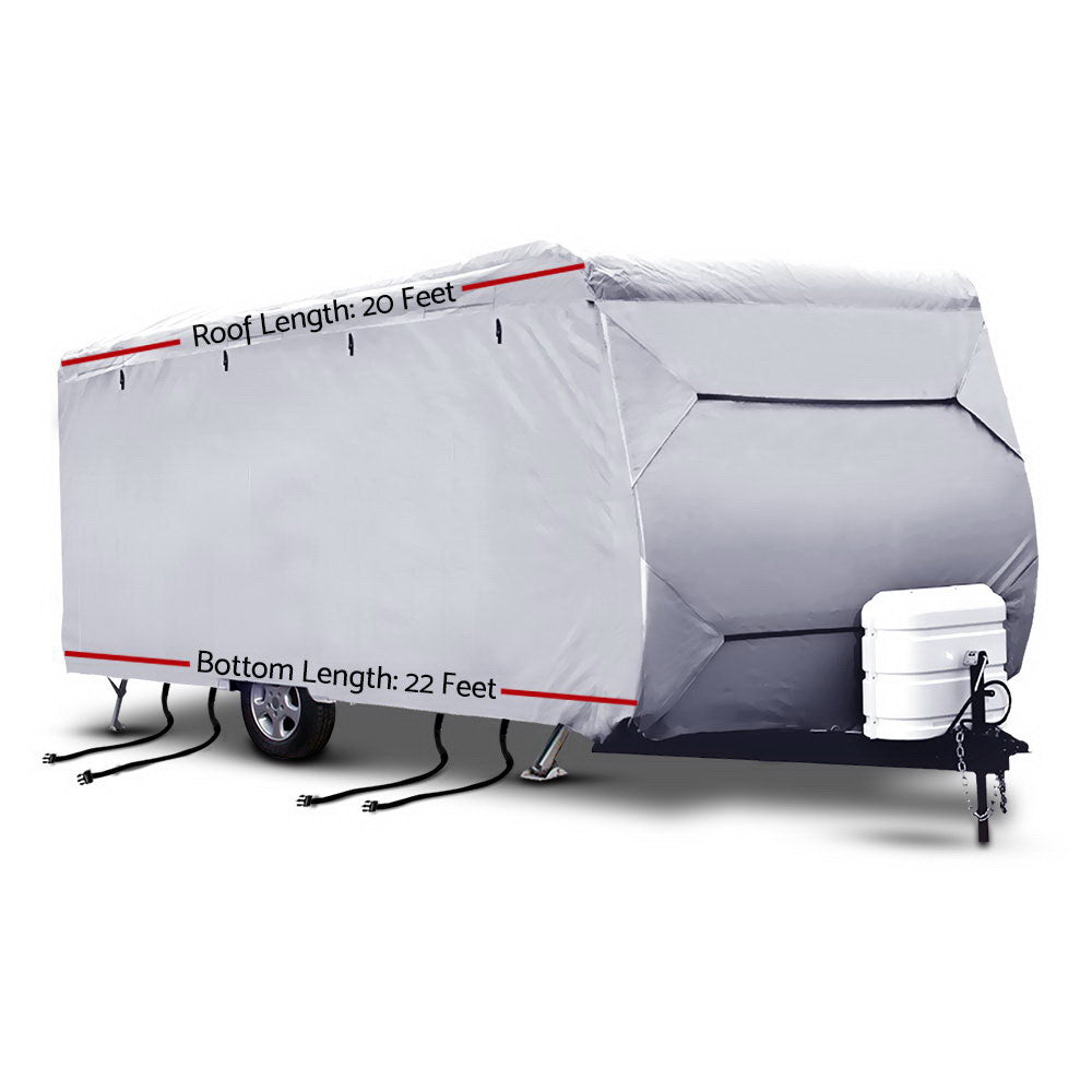 Weisshorn 20-22ft Caravan Cover Campervan 4 Layer UV Water Resistant-1