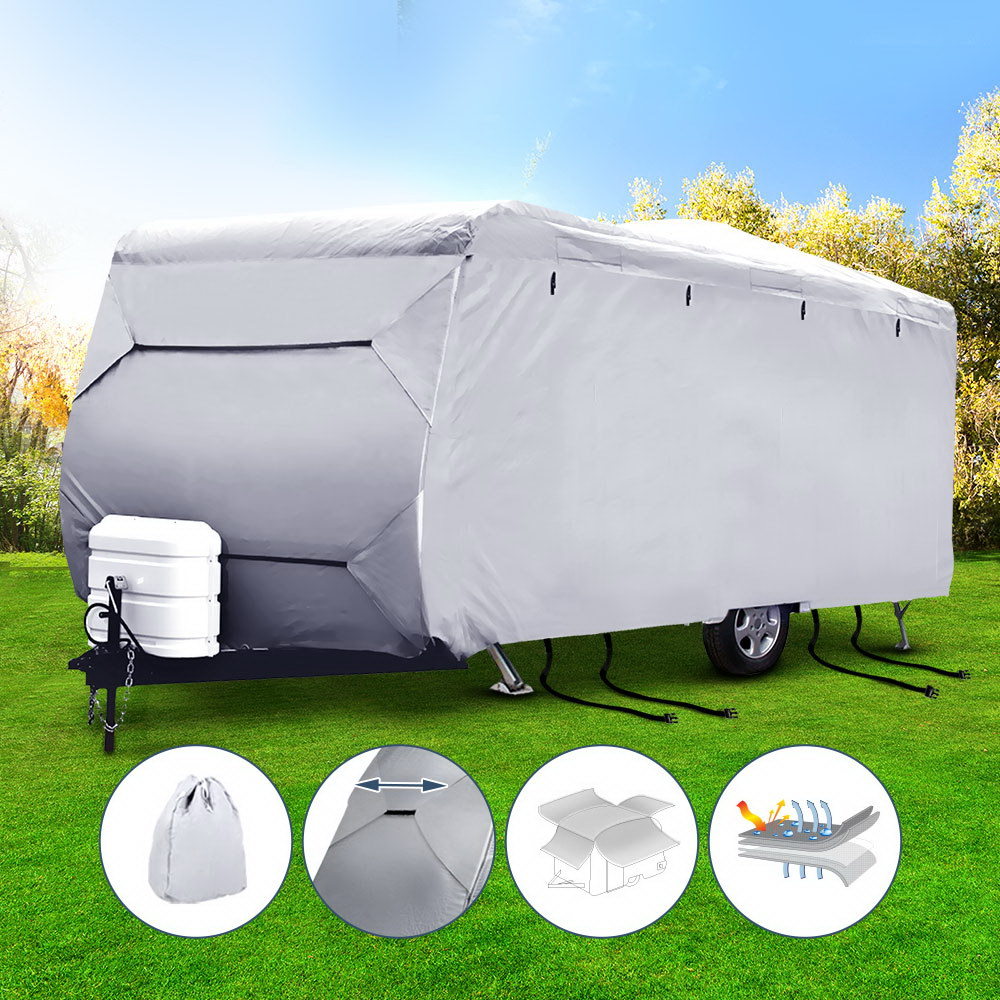 Weisshorn 18-20ft Caravan Cover Campervan 4 Layer UV Water Resistant-6