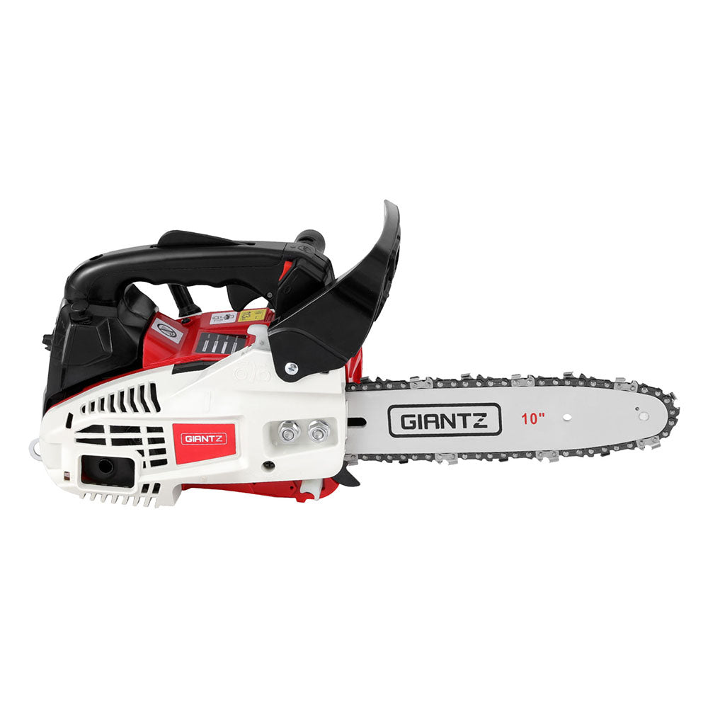 Giantz 25cc Petrol Chainsaw 10" Bar E-Start Tree Pruning Chain Saw-2