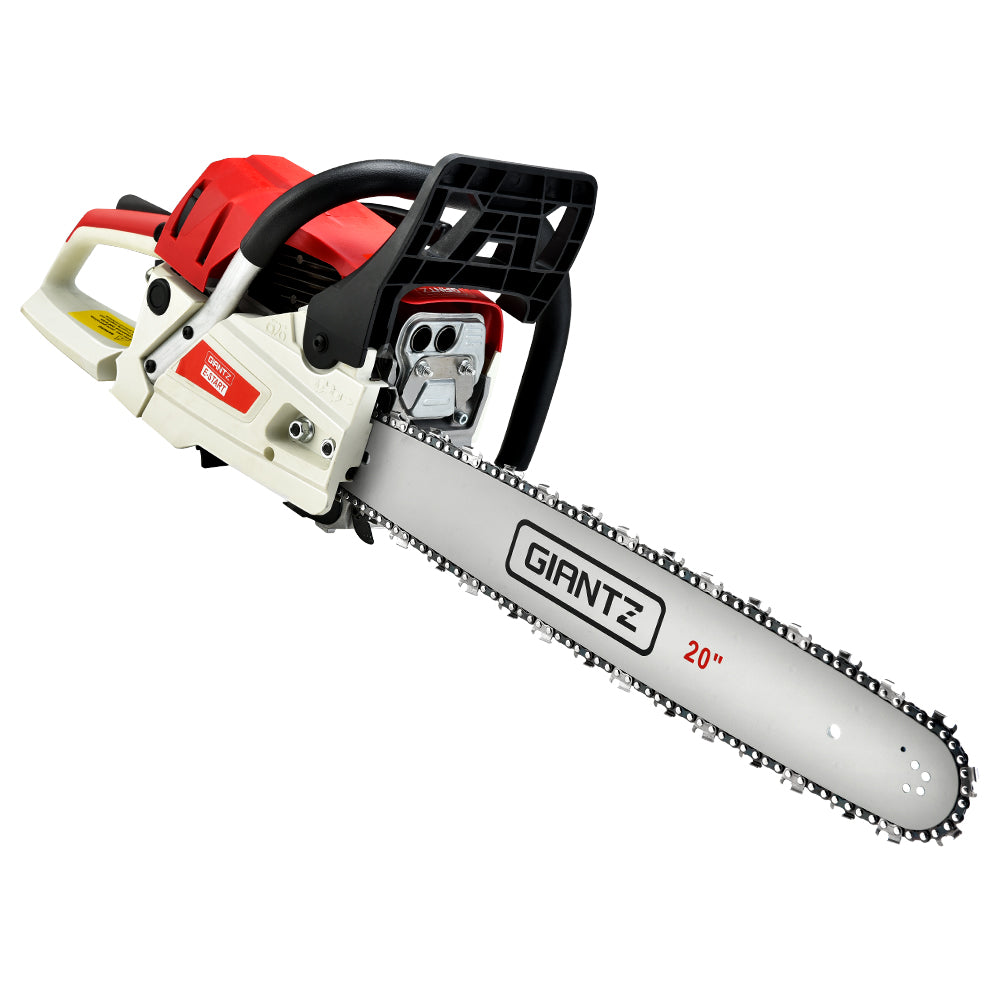 Giantz Chainsaw Petrol 62CC 20" Bar Commercial E-Start Pruning Chain Saw,Giantz Chainsaw Petrol 62CC 20" Bar Commercial E-Start Pruning Chain Saw 4.5HP-0