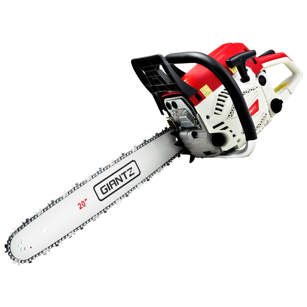 Giantz Chainsaw Petrol 62CC 20" Bar Commercial E-Start Pruning Chain Saw,Giantz Chainsaw Petrol 62CC 20" Bar Commercial E-Start Pruning Chain Saw 4.5HP-1