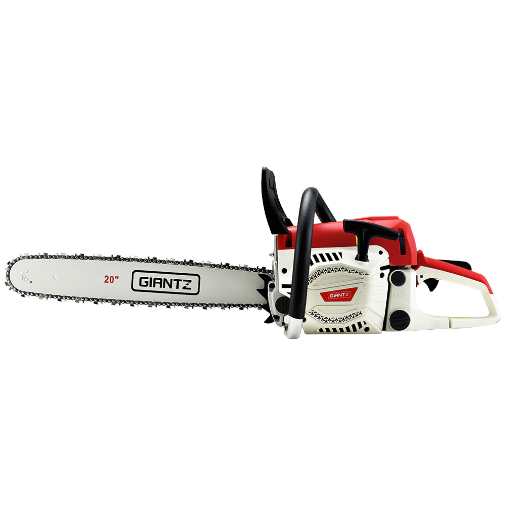 Giantz Chainsaw Petrol 62CC 20" Bar Commercial E-Start Pruning Chain Saw,Giantz Chainsaw Petrol 62CC 20" Bar Commercial E-Start Pruning Chain Saw 4.5HP-2